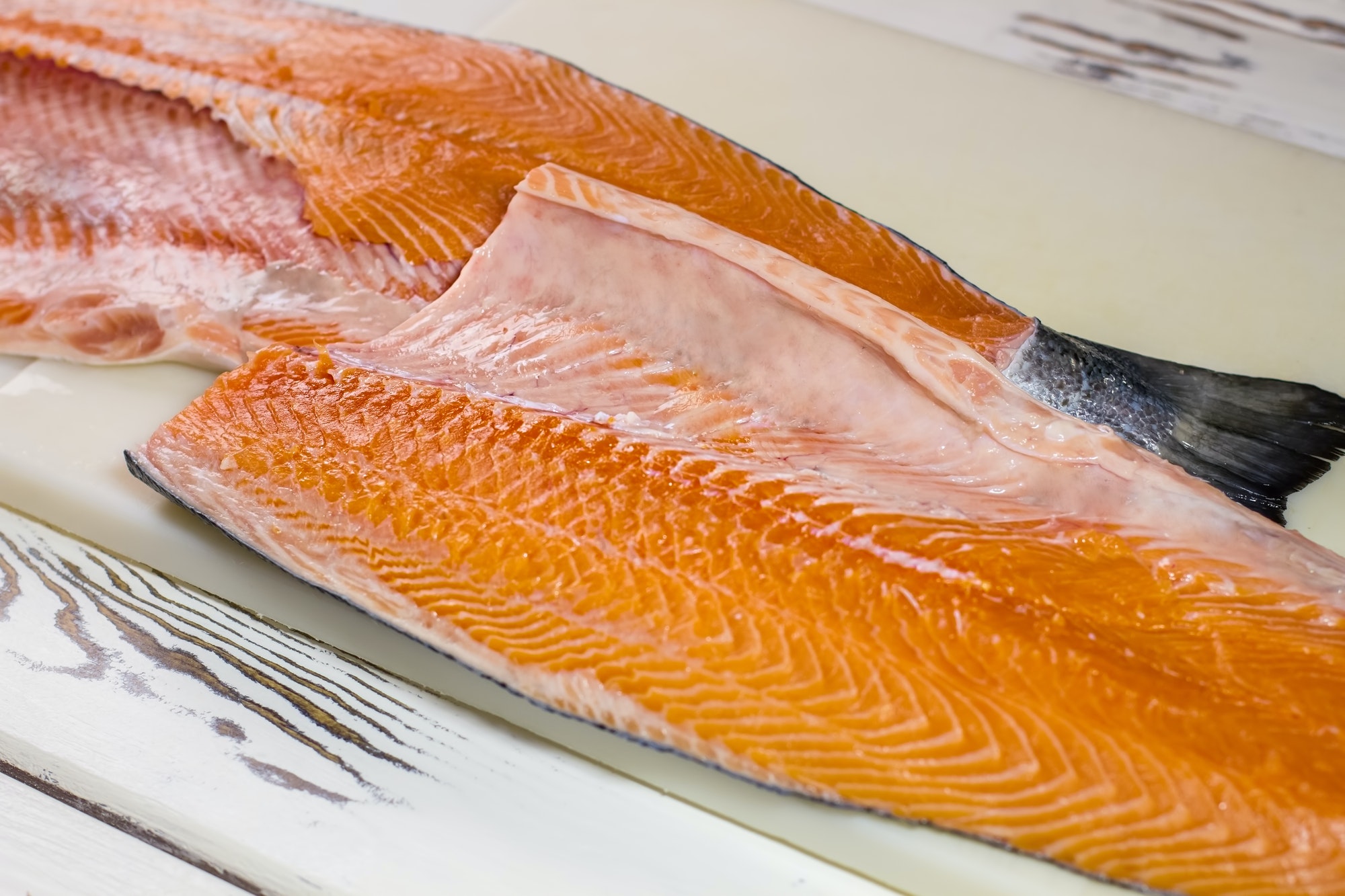 red meat of raw fish